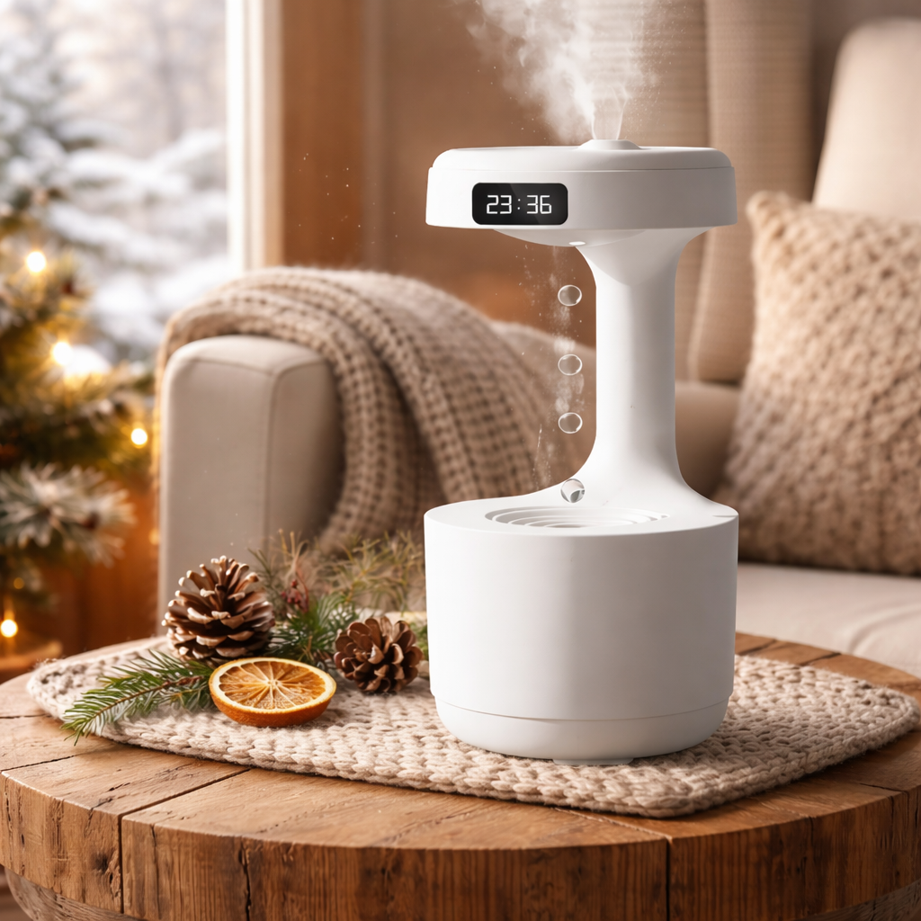 Smart LED Anti-Gravity Aroma Humidifier