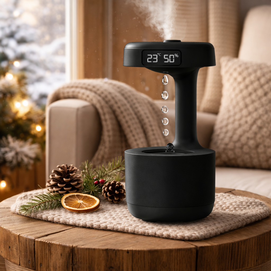 Smart LED Anti-Gravity Aroma Humidifier