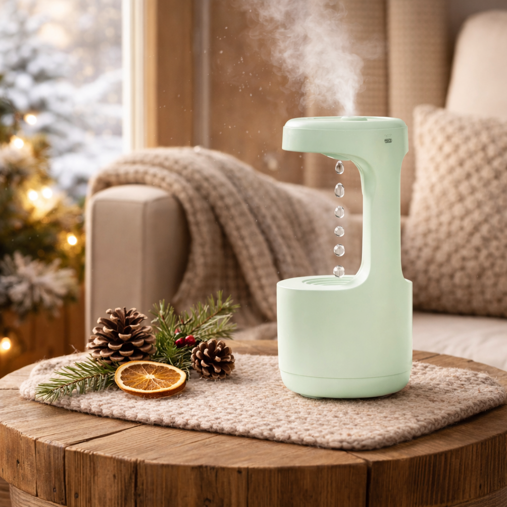 Smart LED Anti-Gravity Aroma Humidifier